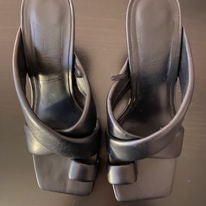 Zara heels, size 8.5, black, good condition